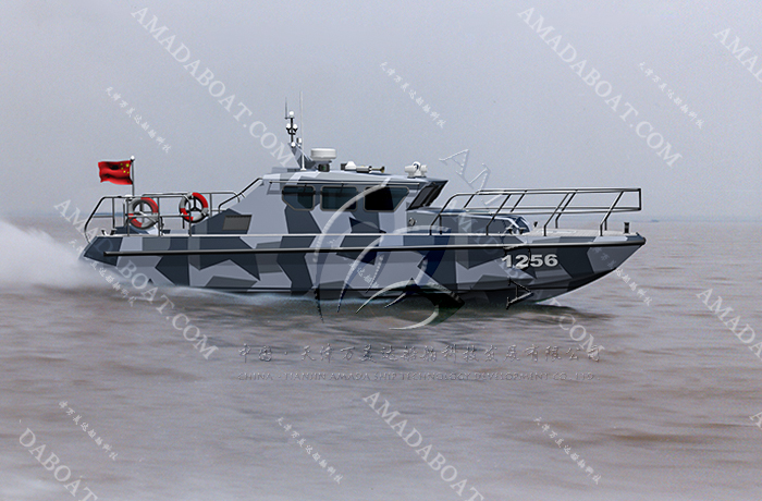 3A1295b（黑 龙II）三体消波高速巡逻艇