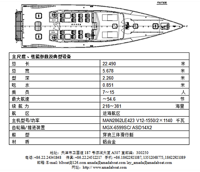 3A2169(三叉戟Ⅱ)近海高速拦截艇