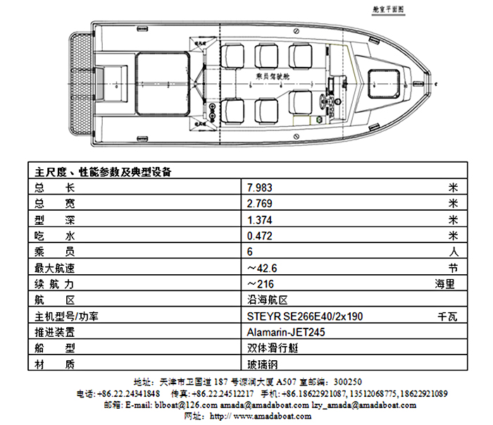 750e（海 豚）双体执法艇2